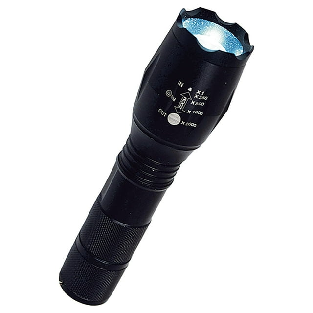 Atomic Beam LED Flashlight by BulbHead, 5 Beam Modes, Tactical Light Bright Flashlight