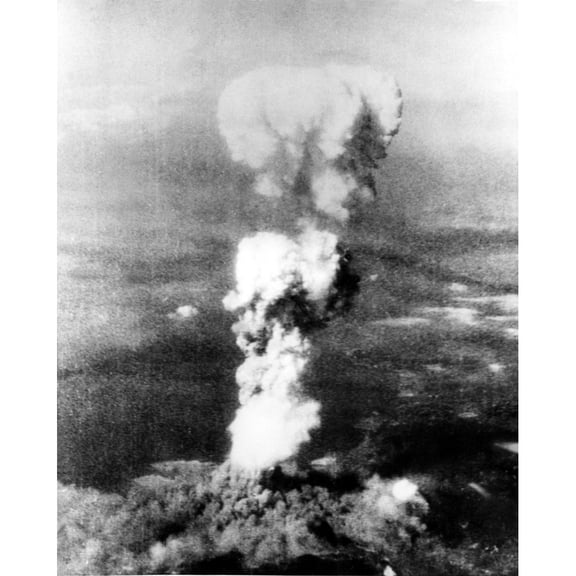 Atomic Bomb-The Mushroom Cloud Billowing Some 20 History (24 x 36)