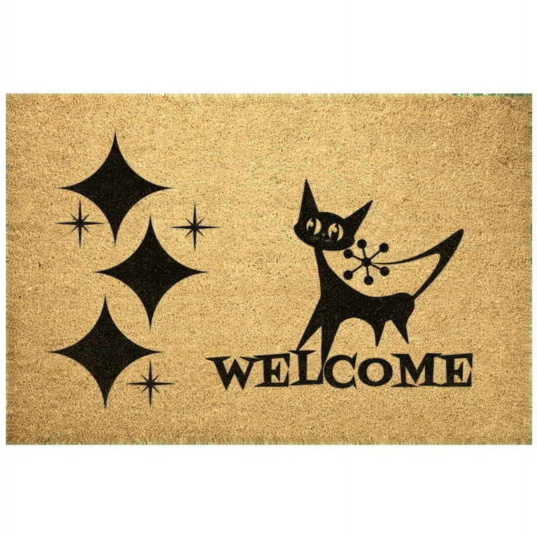 Mid-Century Style Doormats to Freshen Up Your Front Porch
