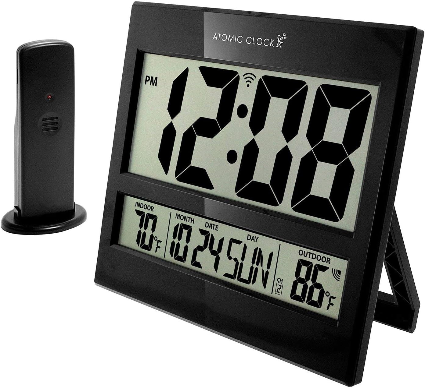 Atomic Clock Atomic Accuracy Never Needs Setting! Jumbo 3" Easy