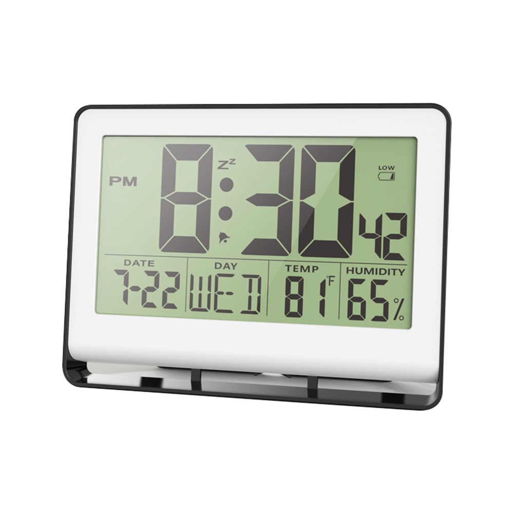 Atomic Clock with Indoor Temperature and Humidity,SelfSetting Digital