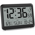 thumbnail image 1 of Atomic Digital Wall Clock Battery Operated, Self-Setting, Large Display with Temperature, Date, Day of The Week, Silent Wall Mount Digital Clock, 4 Time Zones, DST, 1 of 7