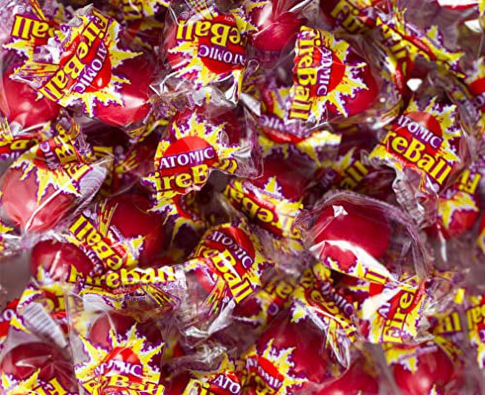 Atomic Fireball Candy Jawbreakers, Hot, 3 Pound Bag