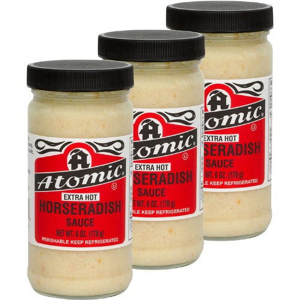 Atomic Horseradish Extra Hot "3 Pack " 6 Oz Jars 18 Ozs