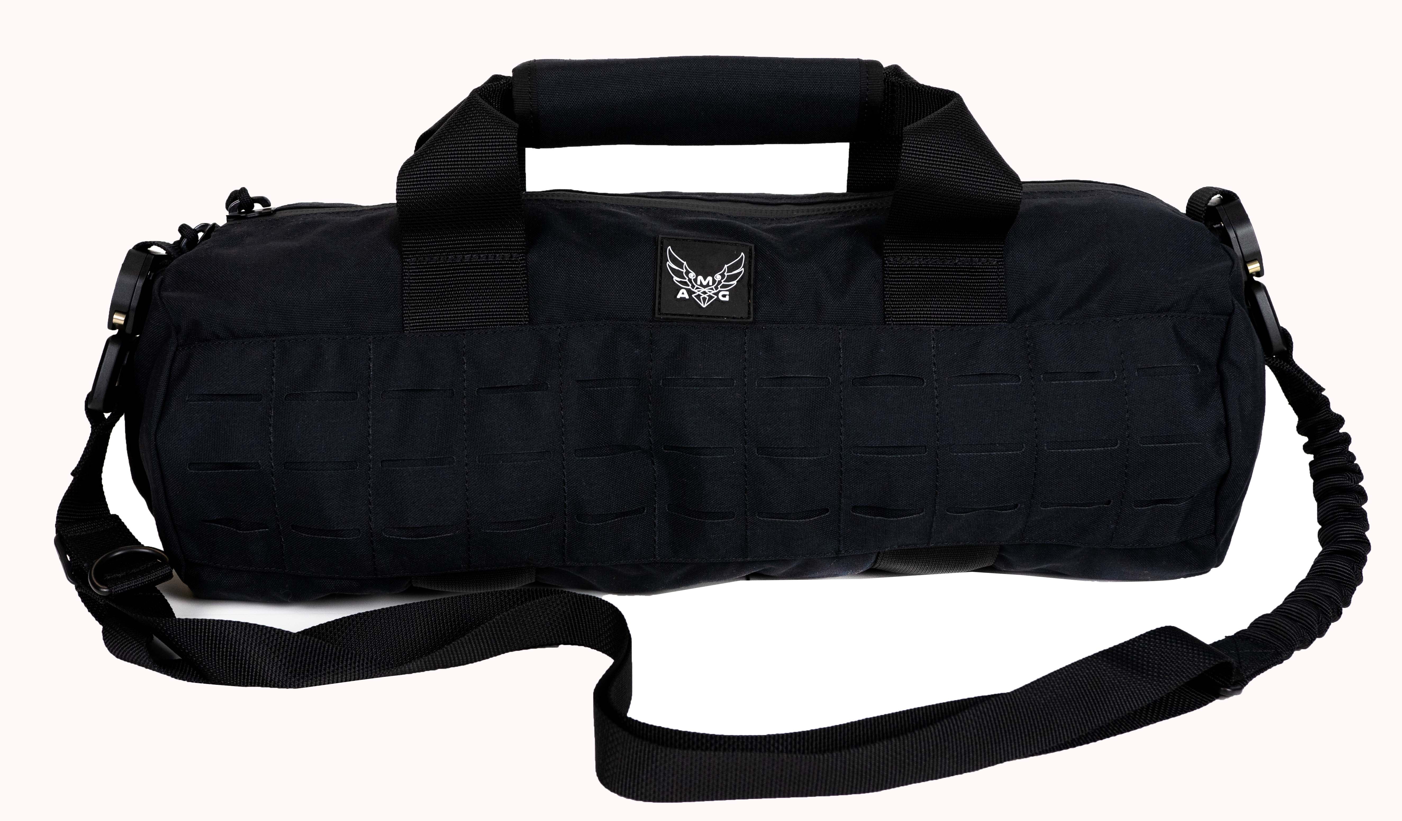 Atomic Mission Gear Unisex Travel Peruga Small Duffel Bag-Black TPU