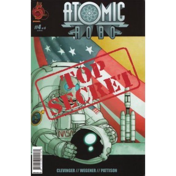 Atomic Robo #4 (2nd) VF ; Red 5 Comic Book
