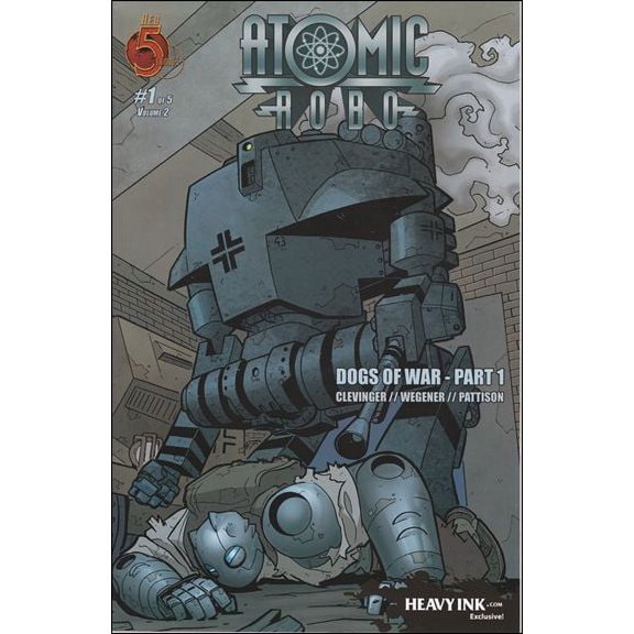 Atomic Robo: Dogs of War #1A VF ; Red 5 Comic Book