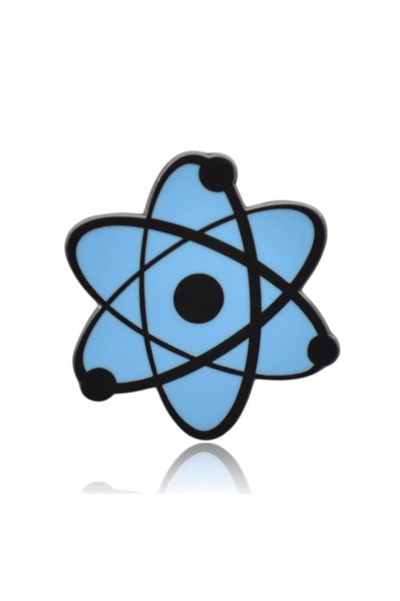 Atomic Symbol Hard Enamel Lapel Pin