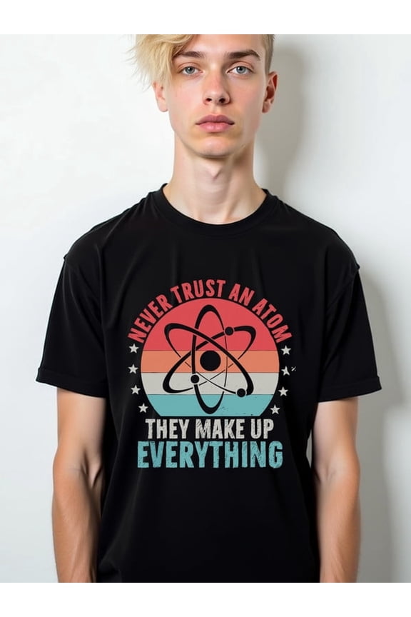 Atomic Truth T-Shirt mens t shirts black graphic tees summer Cool shirts, Funny shirts, t shirt Wearable year-round Funny Unisex Shirt Graphic tshirts