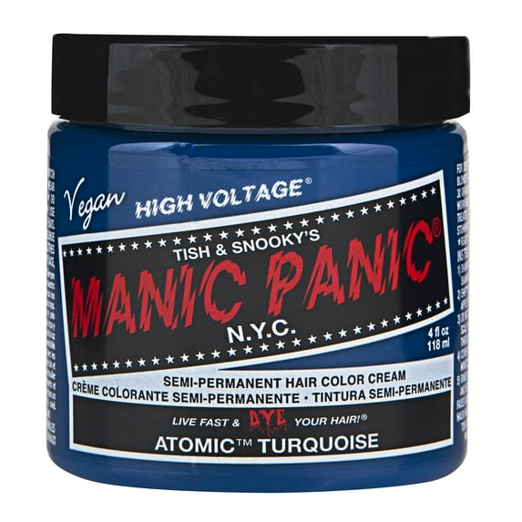 Atomic Turquoise Classic High Voltage Semi-Permanent Hair Color