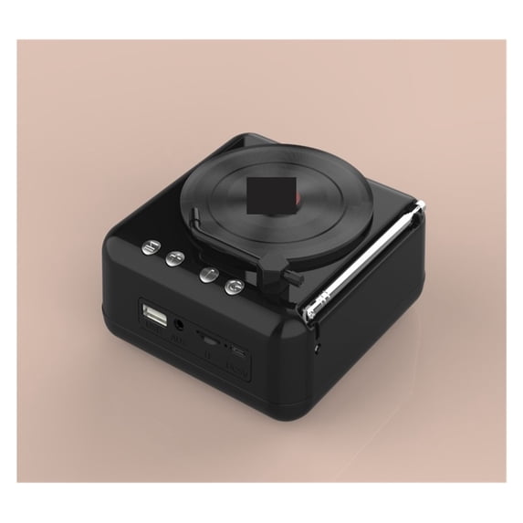 Atomic Vinyl Record Player Speaker Creative Vintage Loudspeaker Sound Radio Away From The Heart Gift ,Easy to Use