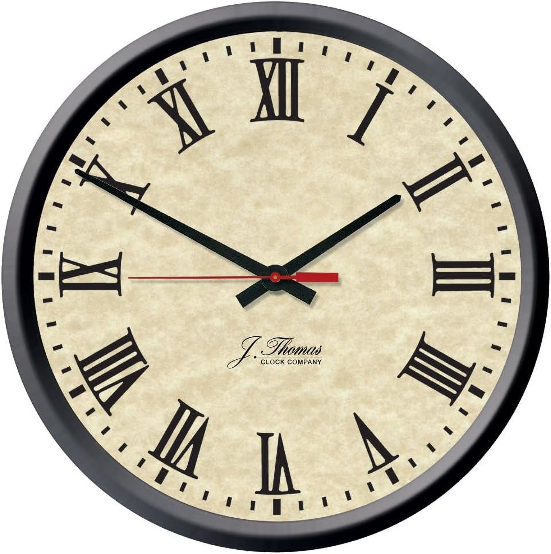 Atomic Wall Clock 13" Diameter. Perfect As An Office Wall Clock Or