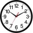 thumbnail image 1 of Atomic Wall Clock, Modern 10 Inch Battery Operated Wall Clocks, Analog Clock for Living Room, Office, Home, Bedroom, Kitchen, Bathroom(Black), 1 of 9