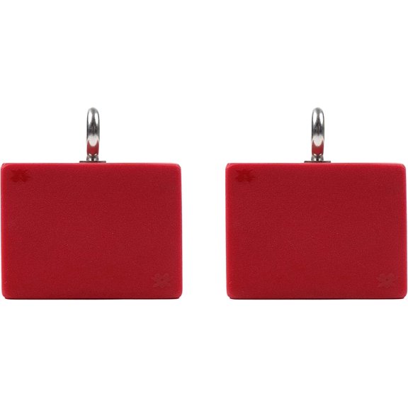Atomik Rock Climbing Holds 2 inch Hanging Grip Training Blocks Set of 2 in Red for Grip and Strength Training$$Sport & Recreation Other