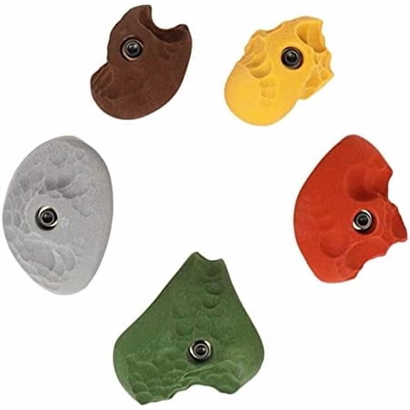 Atomik Rock Climbing Holds 5 Limestone Roof Jugs Set 1 in Assorted Earth Tones$$Sport & Recreation Other