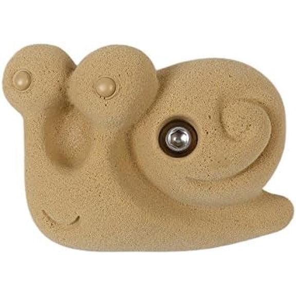 Atomik Rock Climbing Holds Bolt-On Snail in Earth Tone Dune$$Sport & Recreation Other