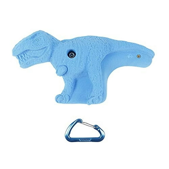 Atomik Rock Climbing Holds XL T-Rex Dinosaur in Blue