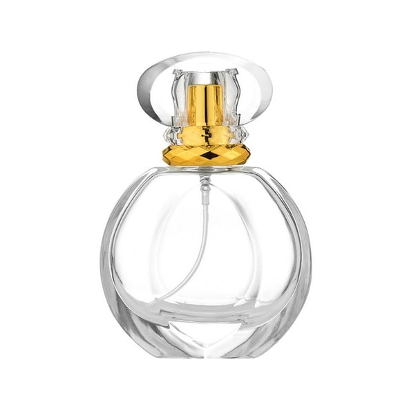 Empty Glass Atomizer Spray Bottle for Perfume, Travel Size Decorative Refillable Bottle