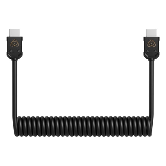 Atomos 17.7" 4K HDMI to HDMI Coiled Cable, Black