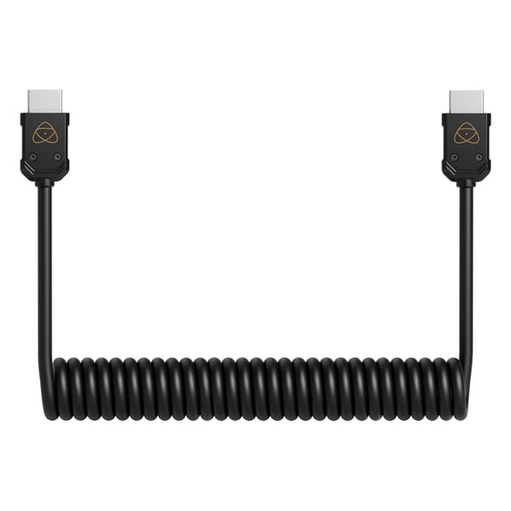 Atomos 17.7" 4K HDMI to HDMI Coiled Cable, Black