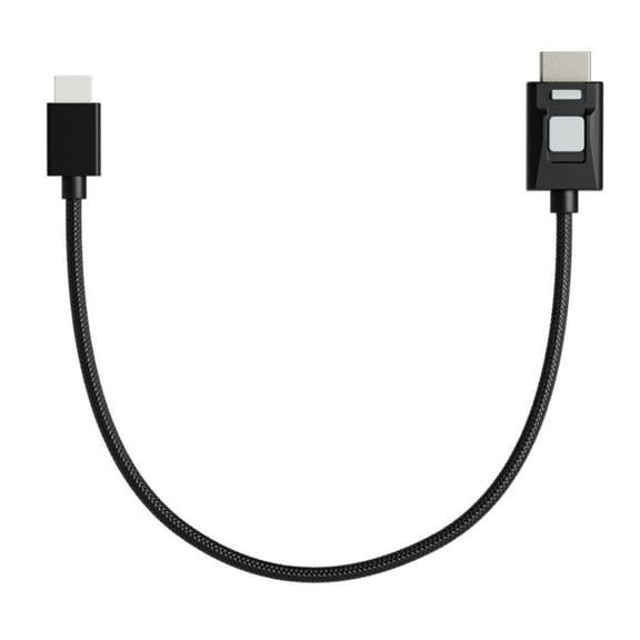 Atomos 4K60 HDR Locking Full HDMI to Mini-HDMI 11.8-Inch Cable for High-Speed Video Transfer (Black)