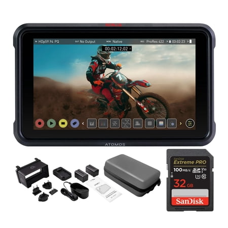 Atomos Ninja V 5-Inch HDR Daylight Viewable Portable Monitor/Recorder Bundle