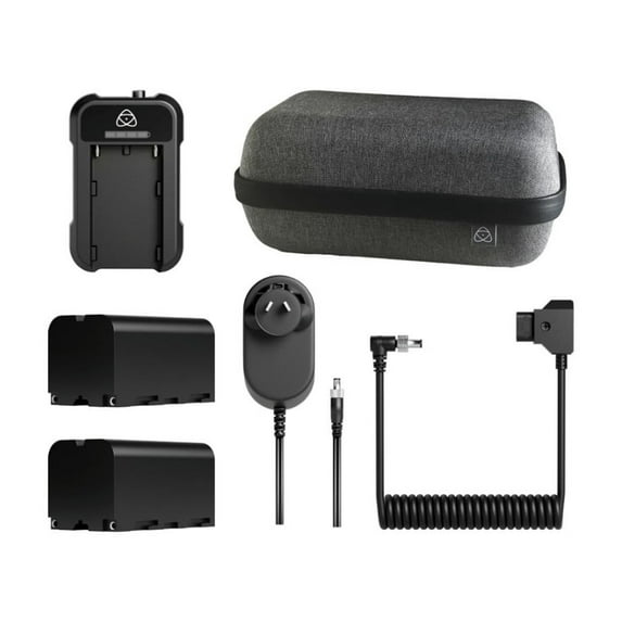 Atomos Universal Power Kit for Monitors and Monitor-Recorders with NP-F Batteries and AC-DC Adapter