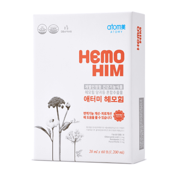Atomy Hemohim Herbal Extract Dietary Supplement for Immune and Bone Health, 60 Count (1,200 ml)