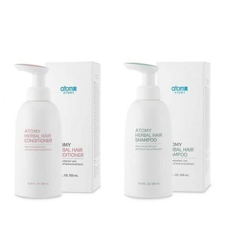 Atomy Herbal Hair Shampoo 500ml + Conditioner 500ml SET