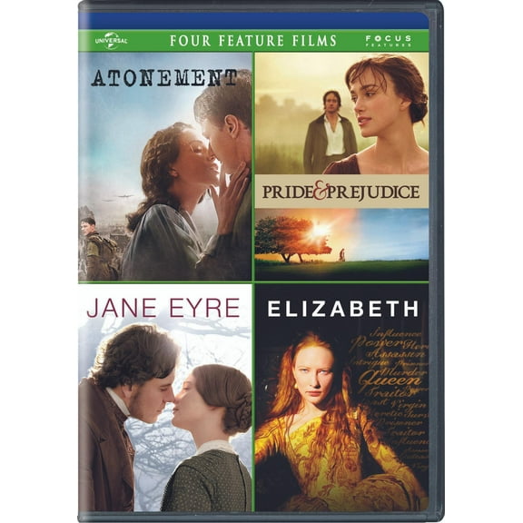 Atonement/Pride & Prejudice/Jane Eyre/Elizabeth (Box Set) [DVD]
