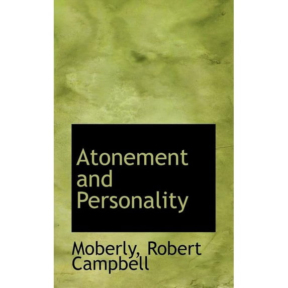 Atonement and Personality (Paperback)