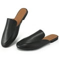 slip on flat mules