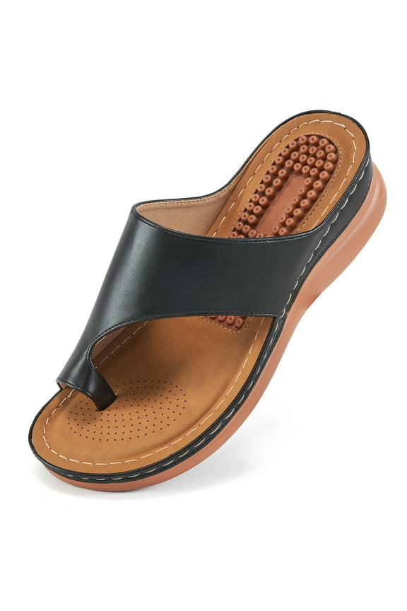 Womens Platform Sandals Comfortable Orthopedic Wedge Shoes Dressy Summer Walking Wedges