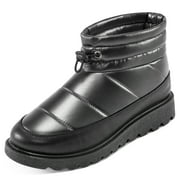 Atoshopce Womens Snow Boots Winter Waterproof Comfortable Slip on Outdoor Boot