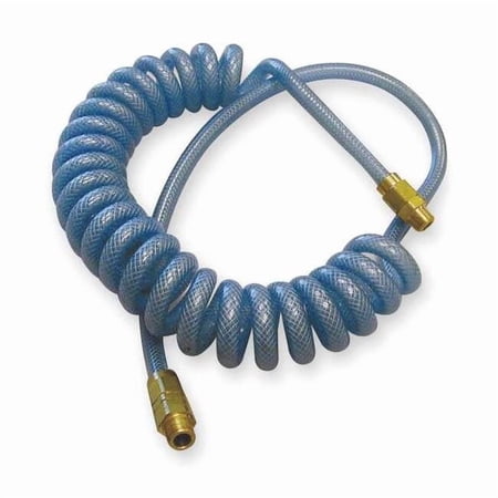 Atp Coiled Air Hose,1/4" ID x 8 ft. PBS14-10CB2
