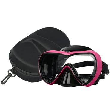 Atphfety Adult Swimming Mask Goggles with Nose Cover Diving Scuba Snorkel Mask for Men Women