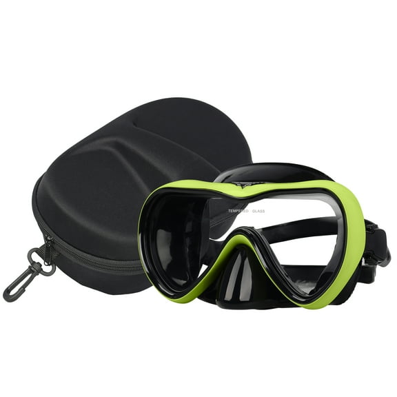 Atphfety Adult Swimming Mask Goggles with Nose Cover Diving Scuba Snorkeling Mask for Men Women