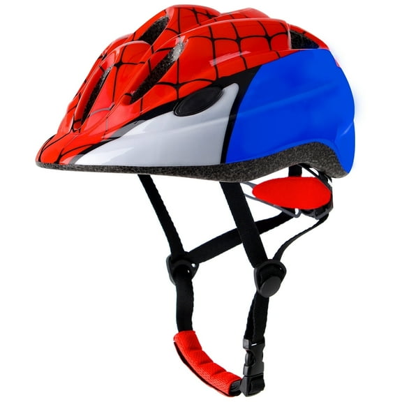 Atphfety Toddler Kids Bicycle Helmet with LED Light, Red(50-54cm)