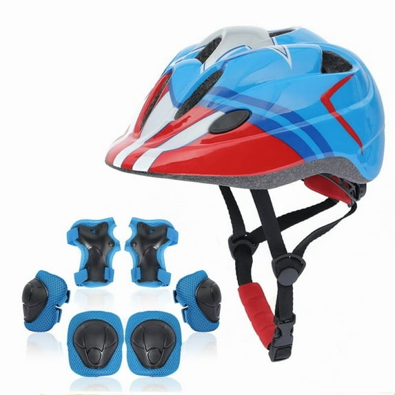 Atphfety Toddler Kids Bike Helmet Set with LED Light