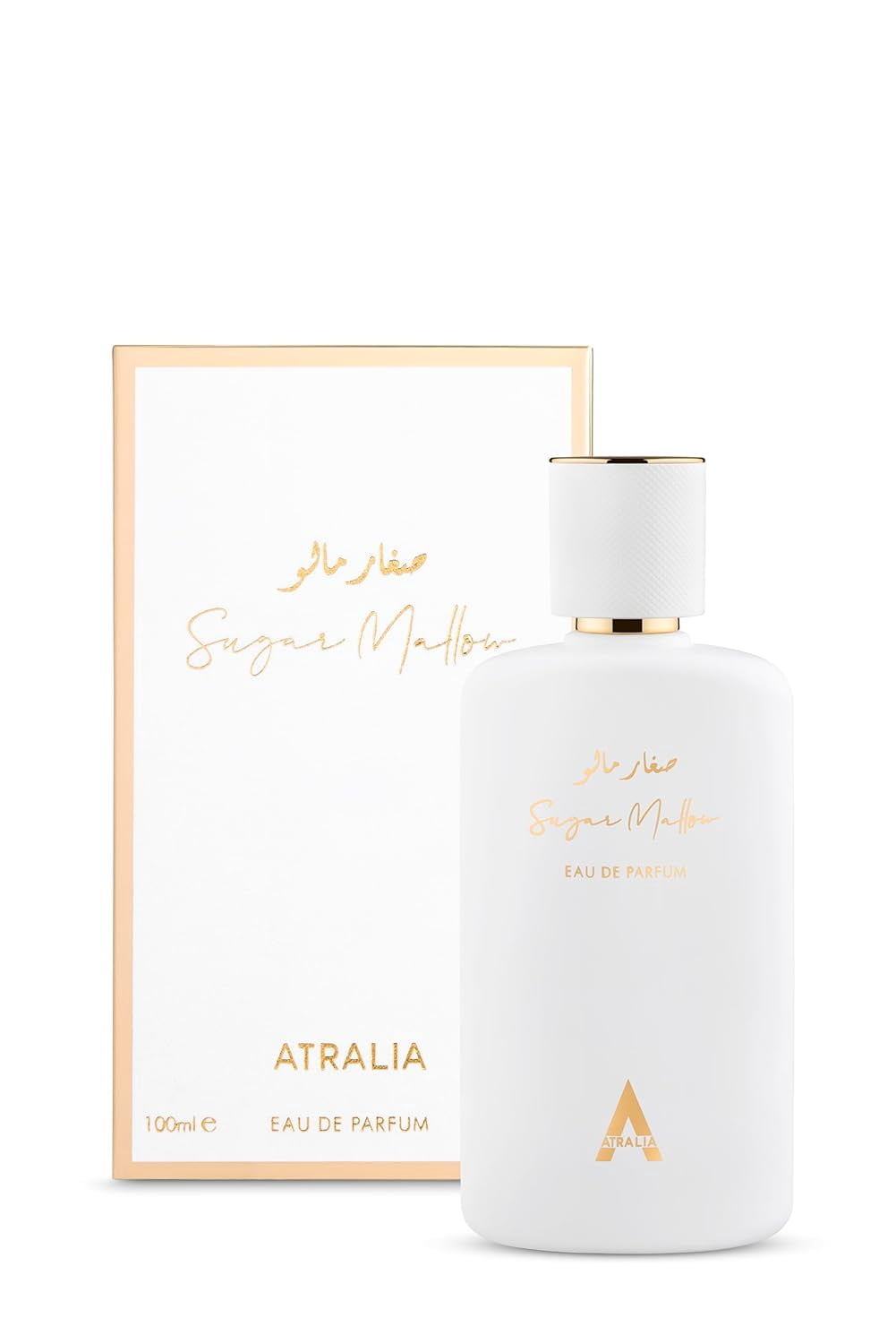 Atralia Sugar Mallow Eau de Parfum 100ml | Sweet Marshmallow, Strawberry & Vanilla Perfume for Women | Long Lasting Gourmand Fragrance with Candy Sugar & Musk