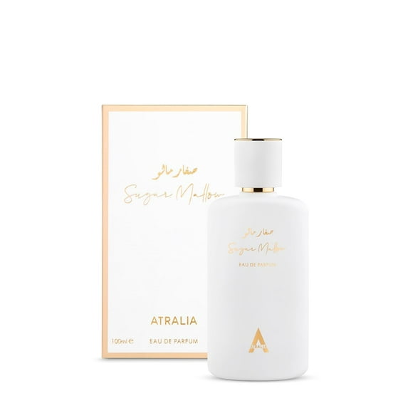 Atralia Sugar Mallow Eau de Parfum 100ml | Sweet Marshmallow, Strawberry & Vanilla Perfume for Women | Long Lasting Gourmand Fragrance with Candy Sugar & Musk