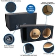 thumbnail image 1 of Atrend - 12DQVDD Dual 12" Vented Enclosure Certified for Digital Desgins 500, 1000, 1500, 2500 & 3500 Series Subwoofers, 1 of 1