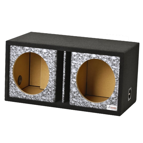 Atrend 12DVR Reaper Black Dual 12" Subwoofer Box Vented Enclosure