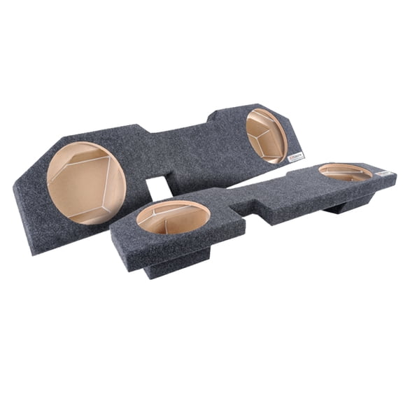 Atrend A202-10cp Bbox Series Dual Upfire Enclosure For Dodge Ram Quad Cab 2002 & Up (10")