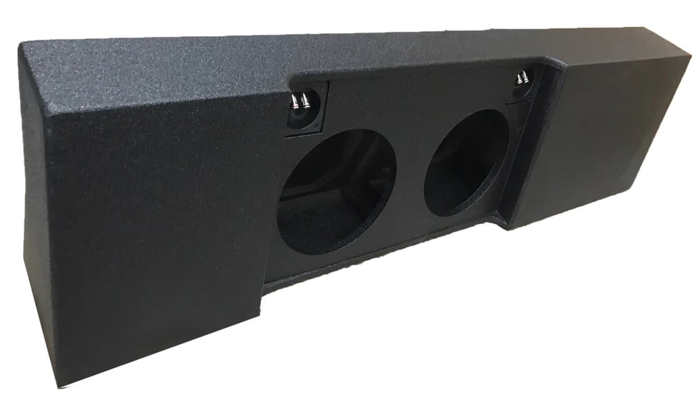 Atrend A346-10V Empty Dual 10" Vented Subwoofer Enclosure Fits 2009-2019 Ford F150 Super Crew (Also fits 2017 & Up Ford F250/F350 Super Duty)
