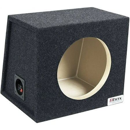 Atrend - 10" Single Subwoofer Enclosure for Most Hatchbacks - Charcoal