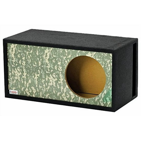 Atrend GFX Series Single Vented SPL 10" Subwoofer Enclosure (Desert Digi Camo)