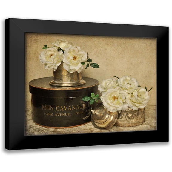 Atria, Cristin 14x12 Black Modern Framed Museum Art Print Titled - Park Avenue Roses