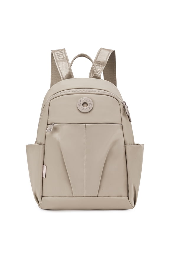 Mini Backpack for Women Waterproof Lightweight Travel Daypack - Anti-Theft 8-Pocket Design Adjustable Straps Casual Commuter Backpack for College, Gym-Beige