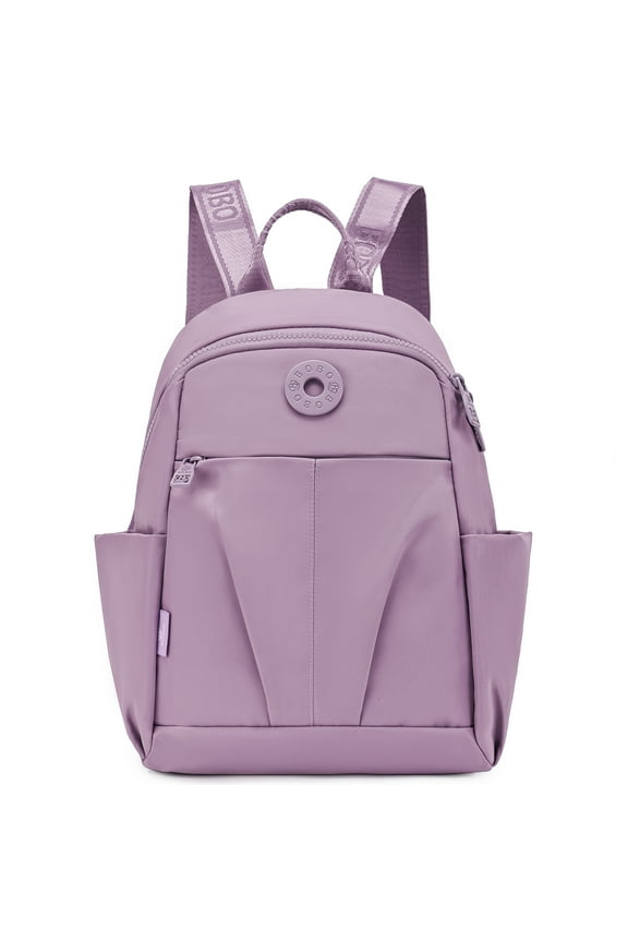 Mini Backpack for Women Waterproof Lightweight Travel Daypack - Anti-Theft 8-Pocket Design Adjustable Straps Casual Commuter Backpack for College, Gym-Purple